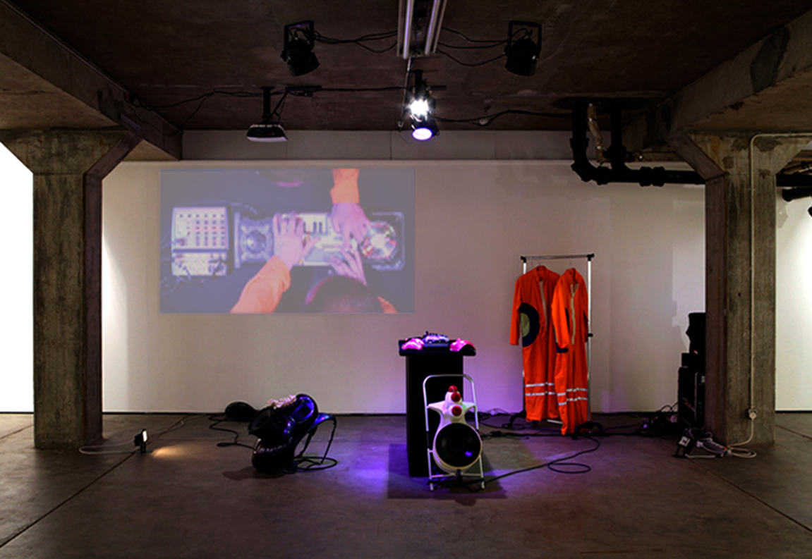 Mobile DJ video installation