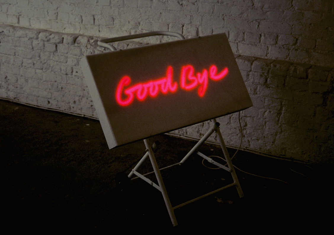 Goodbye, 1996. Mobile lightbox