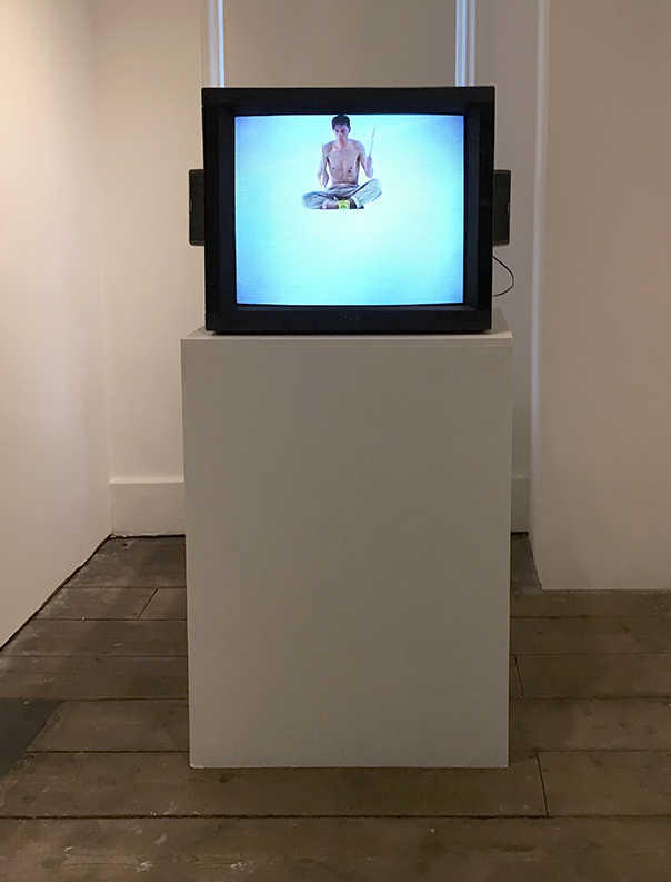 Hot Music displayed on a video monitor